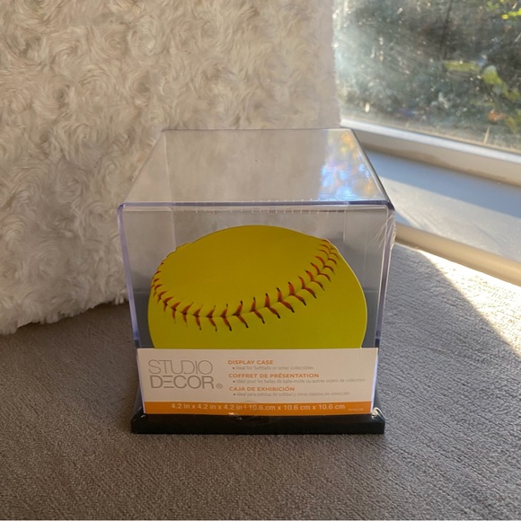 Softball or Whatever Fits Clear Acrylic Protective Keepsake Case Box NEW - Picture 7 of 7
